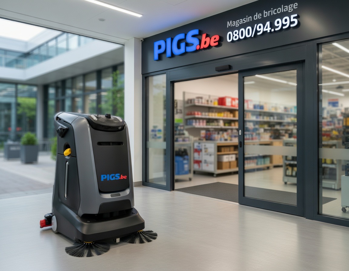 Robot nettoyeur compact Mira de Gausium distribué par Pigs Informatique en Belgique