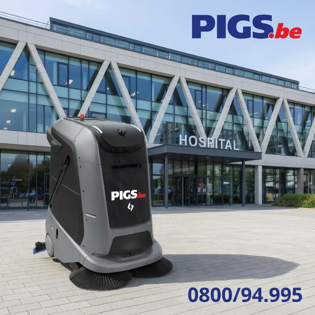 Robot Marvel PIGS devant une boutique dans une galerie commerciale