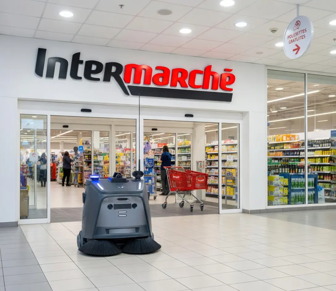 Robot Rob-IA GS45 (Gausium Beetle), la meilleure balayeuse autonome de 2026