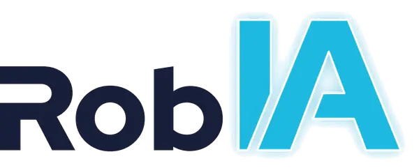 Logo Rob-IA - La marque de robots nettoyeurs autonomes de PIGS Informatique