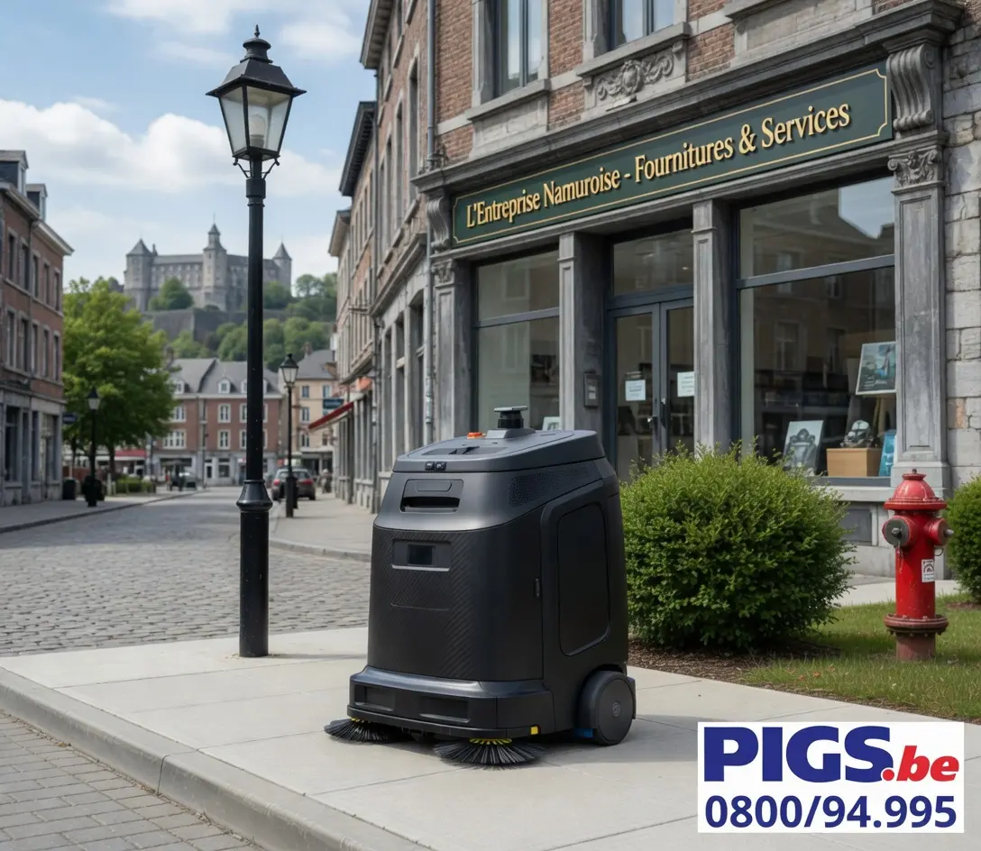 Robot nettoyeur professionnel à Namur, distribué par PIGS Informatique