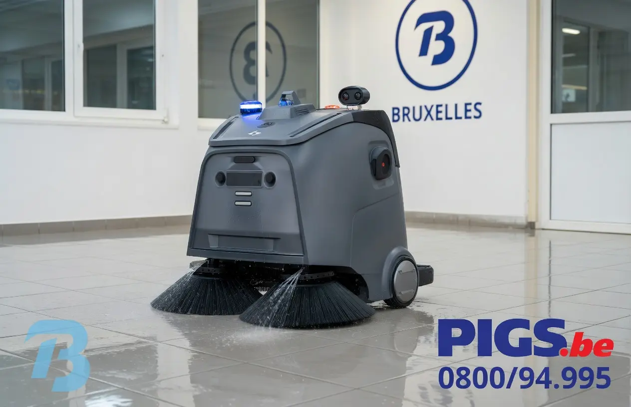 Robot nettoyeur professionnel à Bruxelles, distribué par PIGS Informatique