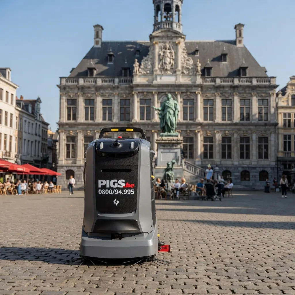 Robot Gausium installé à Mons - vue 2