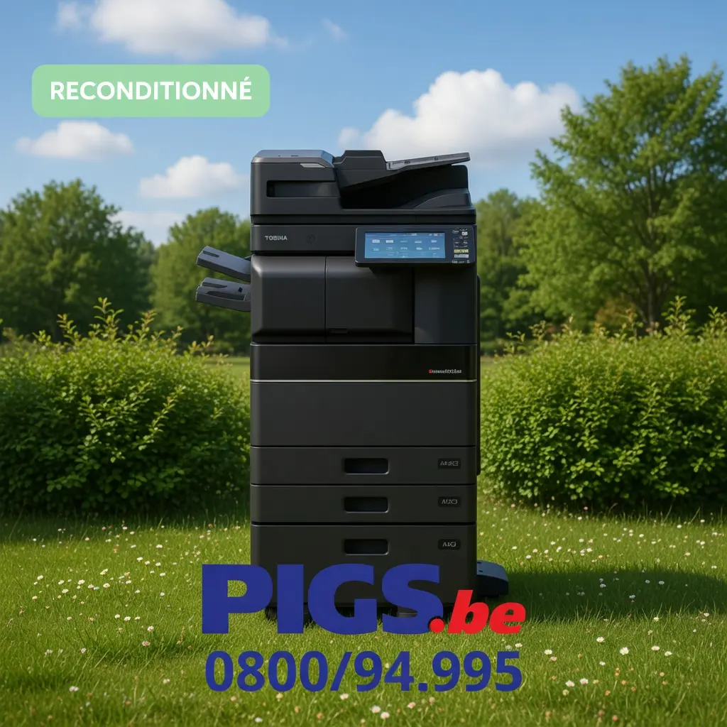 Toshiba 2515AC reconditionné — détail bacs papier