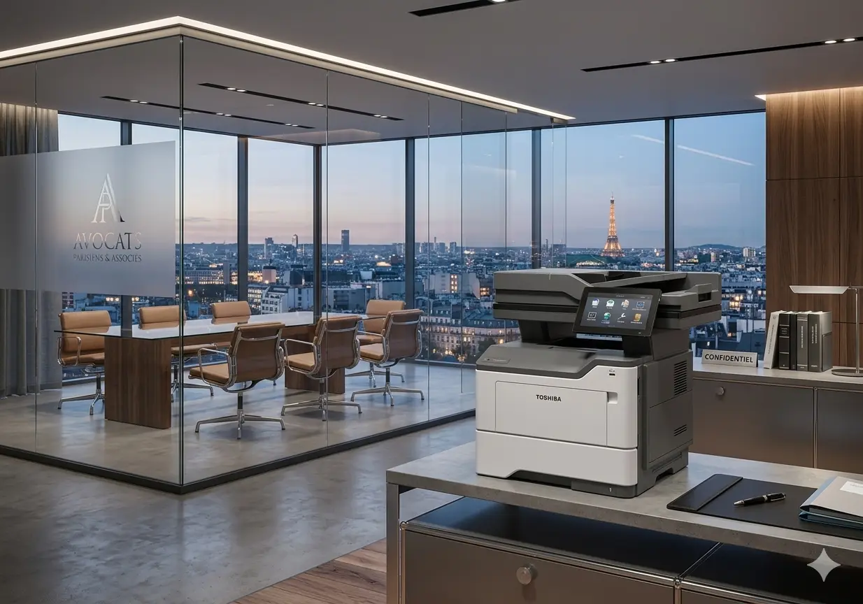 Toshiba 479s détail du chargeur DSDF 100 feuilles