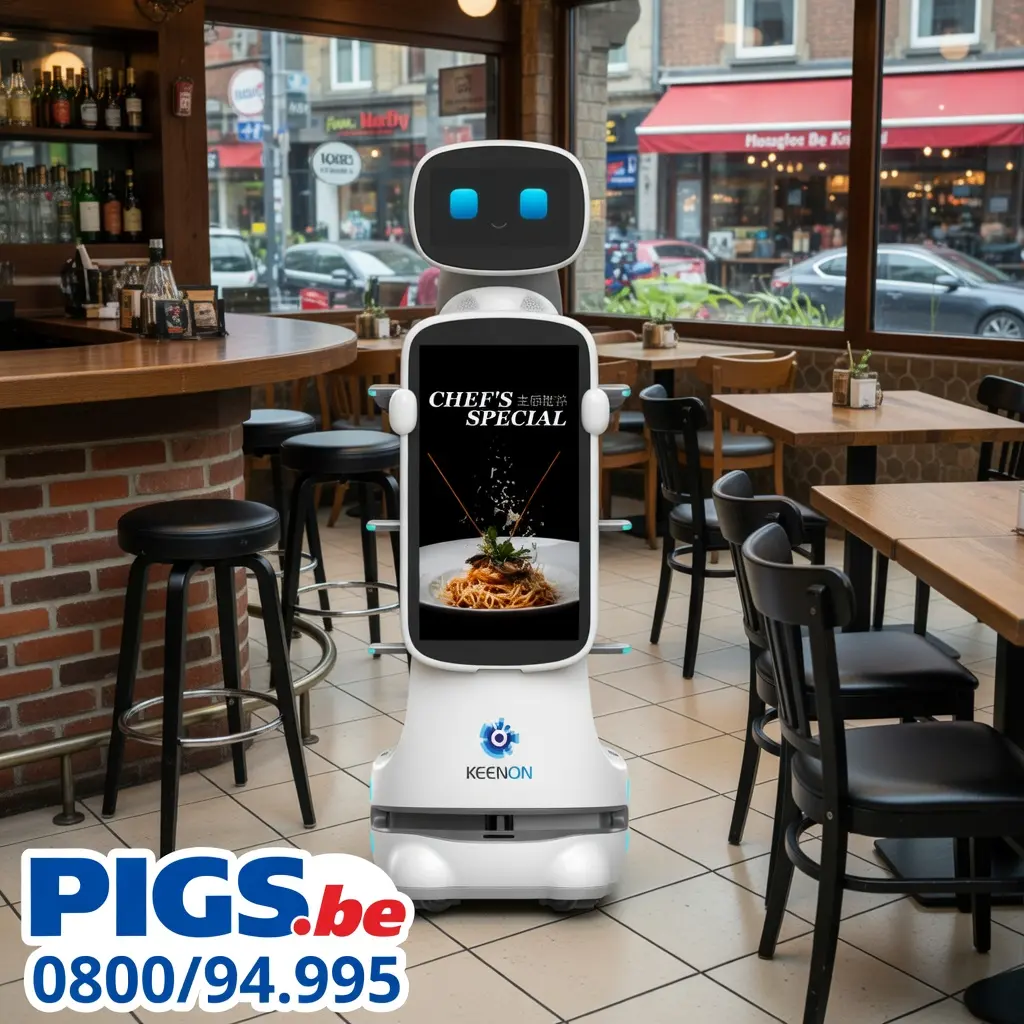 Robot serveur autonome Keenon T10 prêt au service