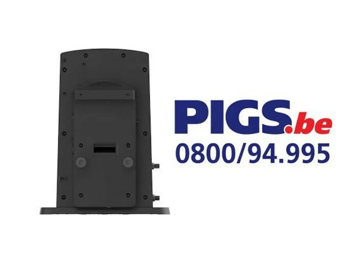 Station d'accueil Workstation WS-03 Pigs Informatique vue arrière avec raccordements eau et évacuation