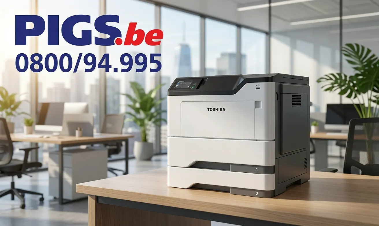Toshiba e-STUDIO 479P — vue trois-quarts avant