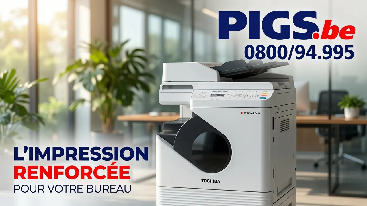Toshiba e-STUDIO 2822 vue d'ensemble chez PIGS Informatique