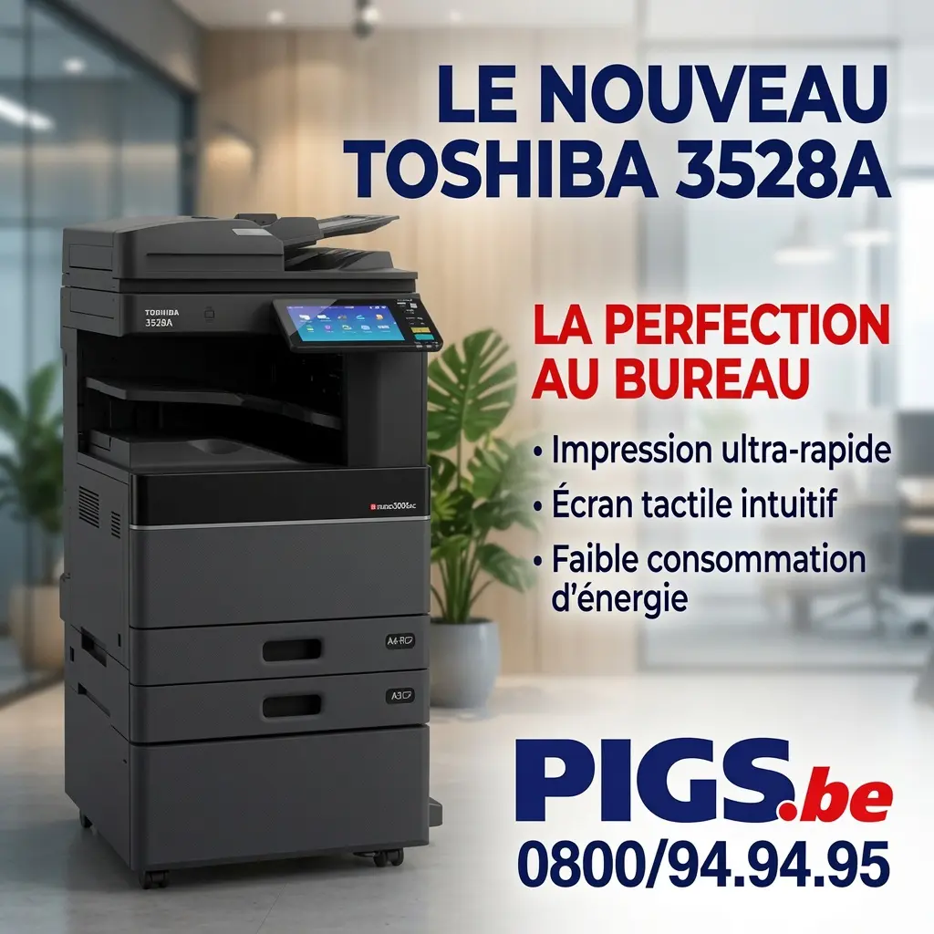 Toshiba e-STUDIO 3528A prêt à l'emploi en environnement de bureau