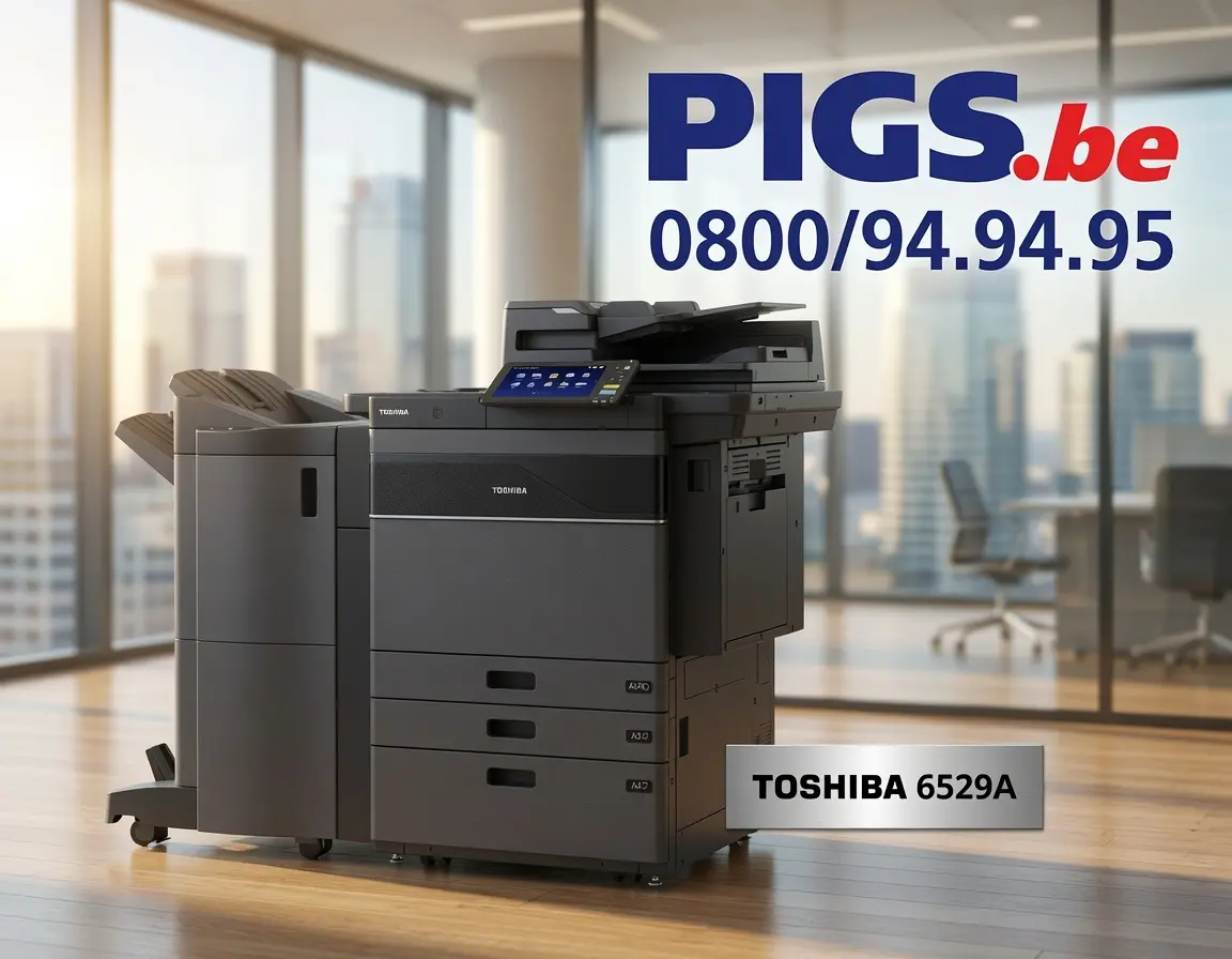 Toshiba e-STUDIO 6529A vue d'ensemble détaillée des modules et de l'écran de commande