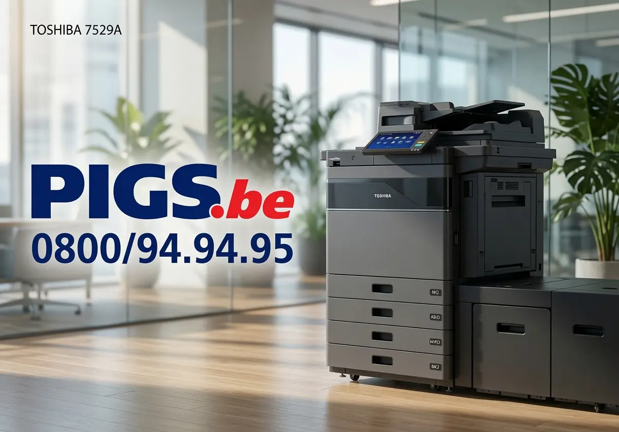 Copieur multifonction Toshiba e-STUDIO 7529A A3 noir et blanc — vue d'ensemble