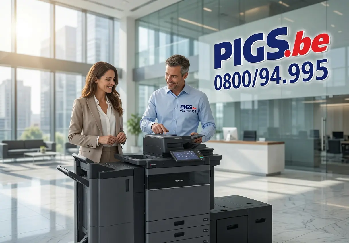 Toshiba e-STUDIO 9029A — copieur A3 multifonction PIGS Informatique, vue trois-quarts