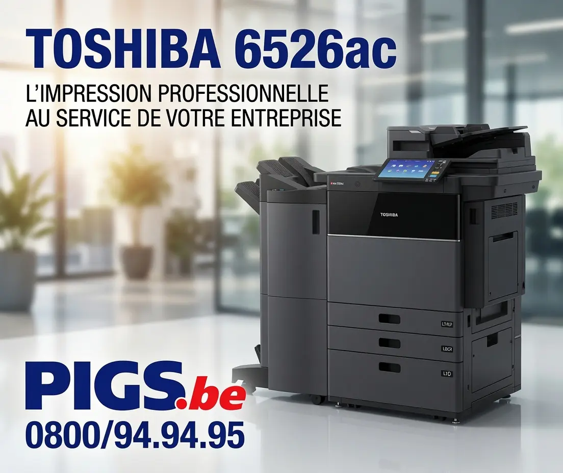 Toshiba e-STUDIO 6526AC installé en environnement professionnel par PIGS Informatique