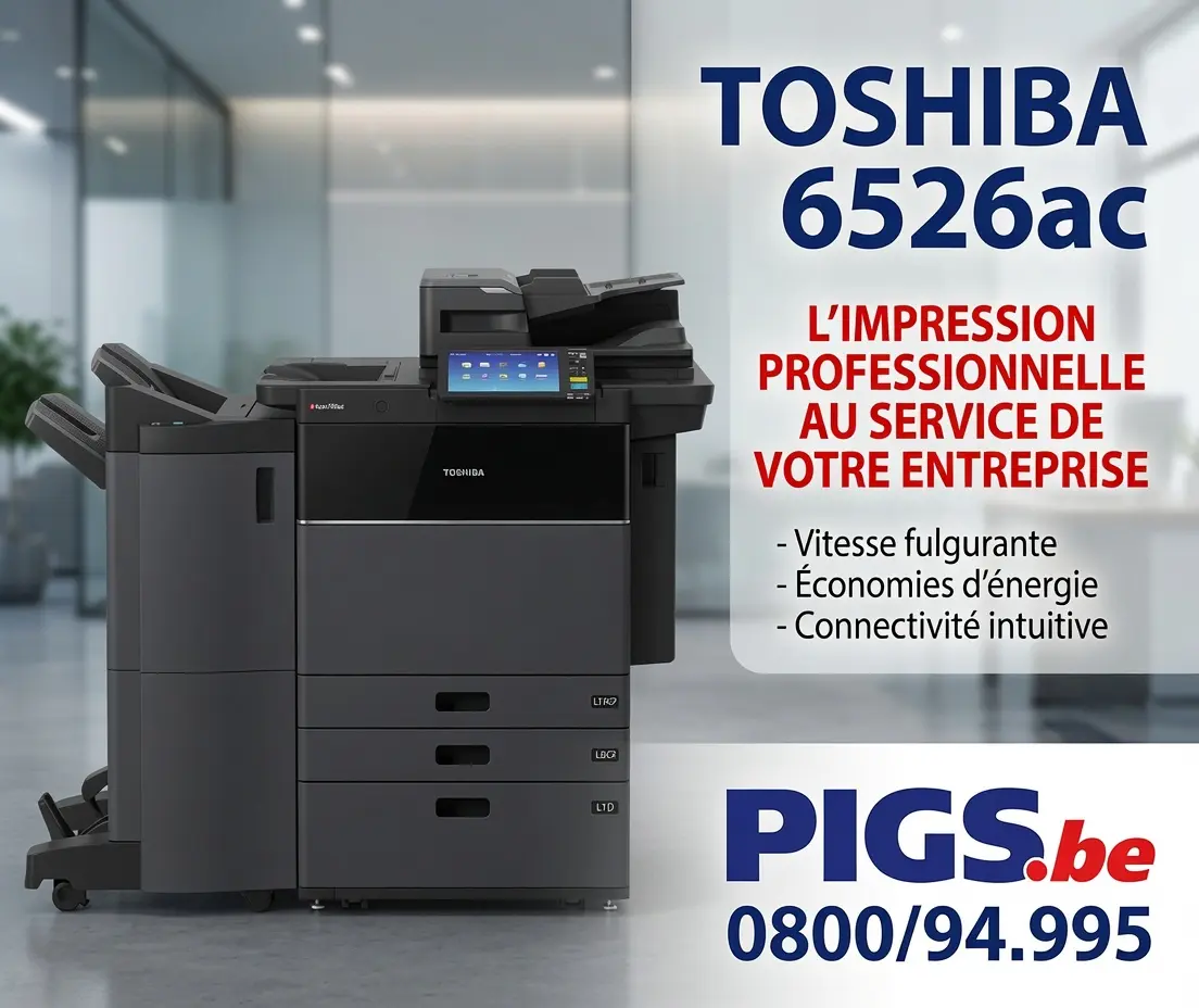 Écran tactile 26 cm et panneau de commande du Toshiba e-STUDIO 6526AC