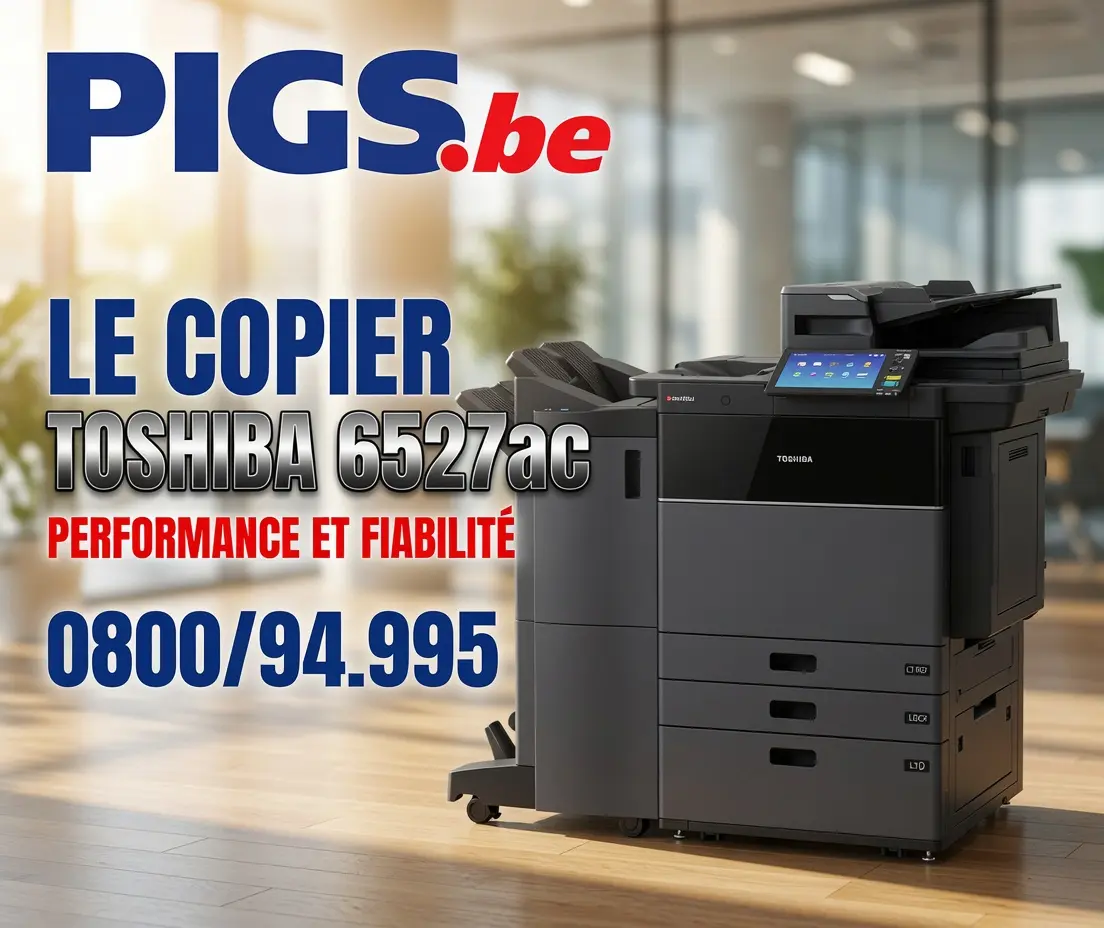 Toshiba e-STUDIO 6527AC copieur multifonction A3 couleur PIGS Informatique