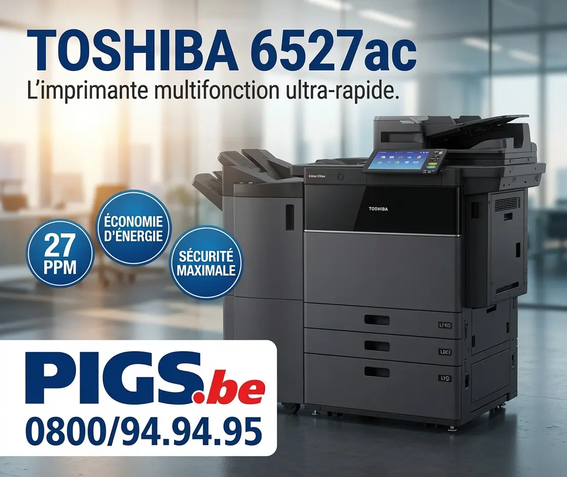 Écran tactile et panneau de commande du Toshiba e-STUDIO 7527AC — PIGS Informatique