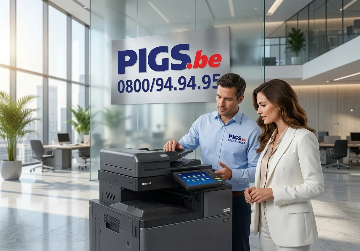 Toshiba e-STUDIO 7527AC détail des bacs et finition professionnelle — PIGS Informatique