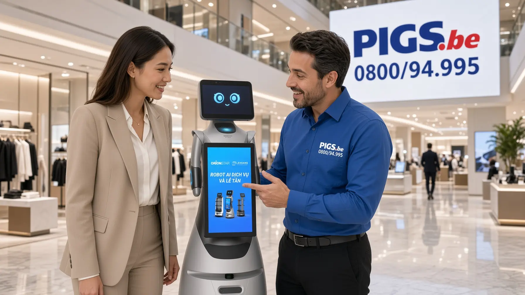 Robot d'accueil Greeting Bot AD de Rob-IA, photo 2