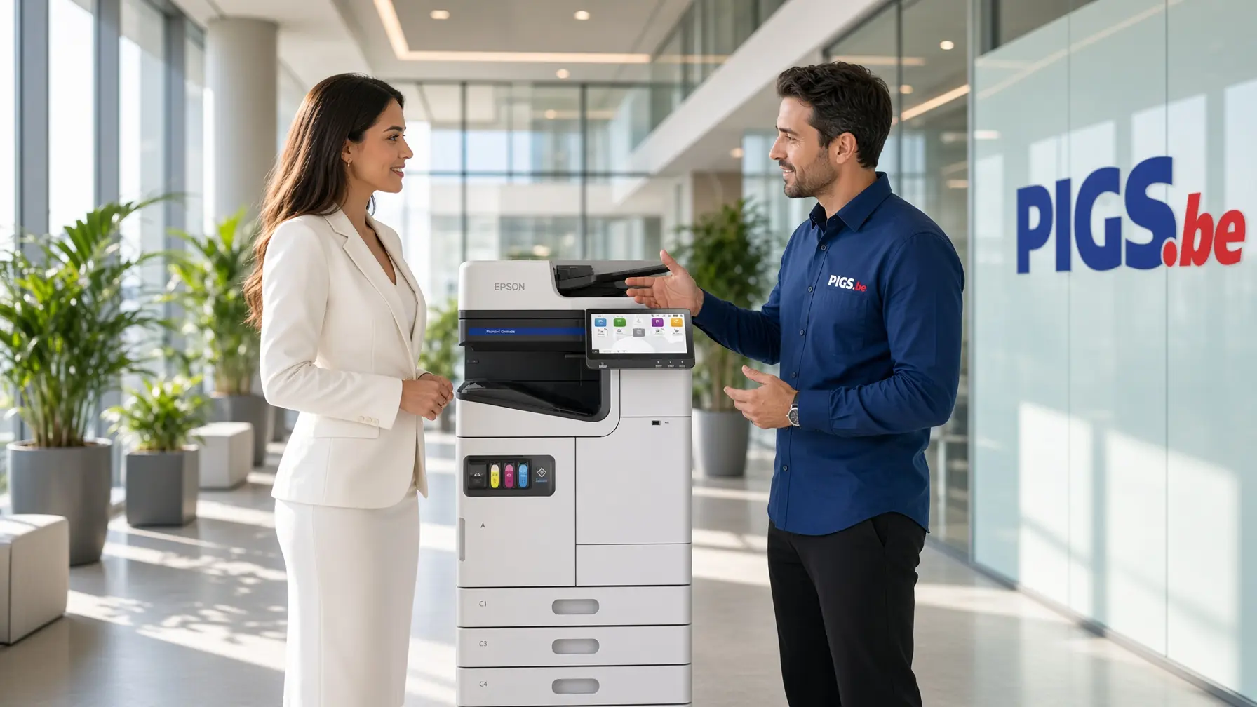 Epson AM-C6000 — vue secondaire du copieur couleur A3