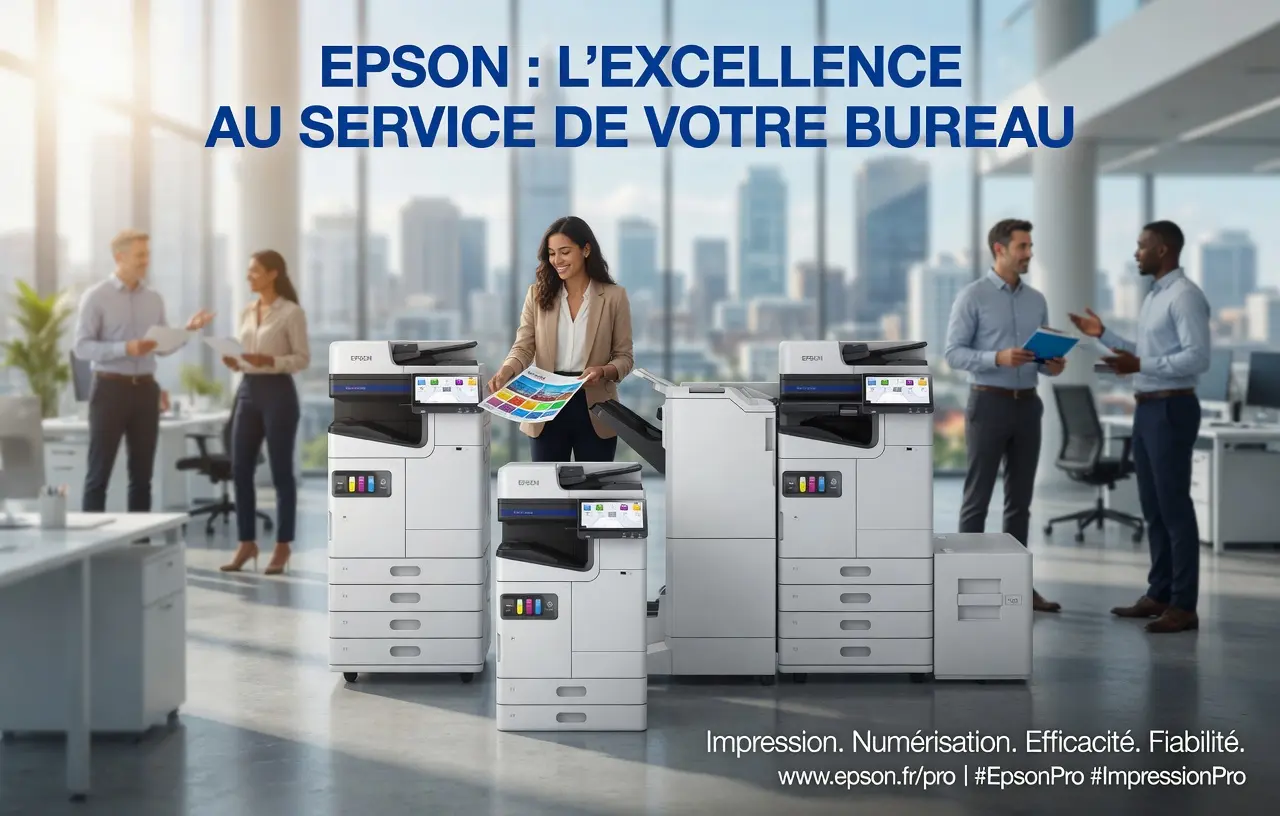 Epson AM-C6000 — détail du multifonction jet d'encre Zéro Chaleur