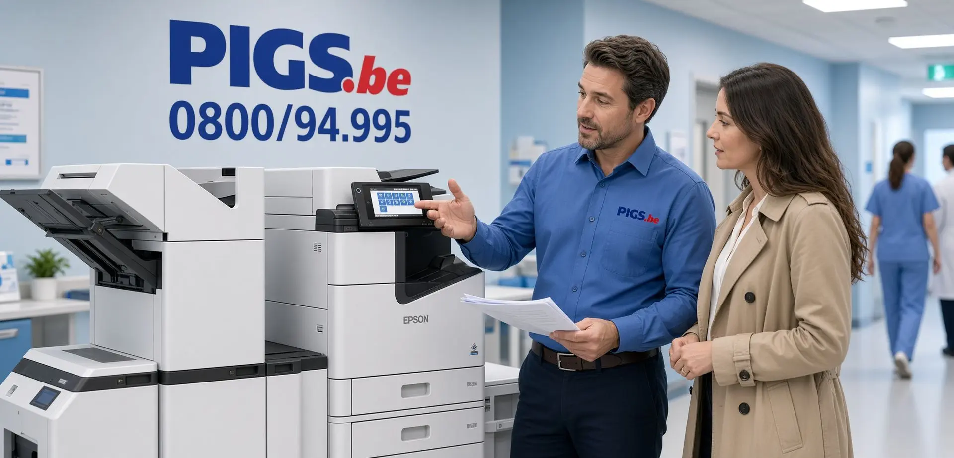 Epson WF-M21000, autre angle de vue