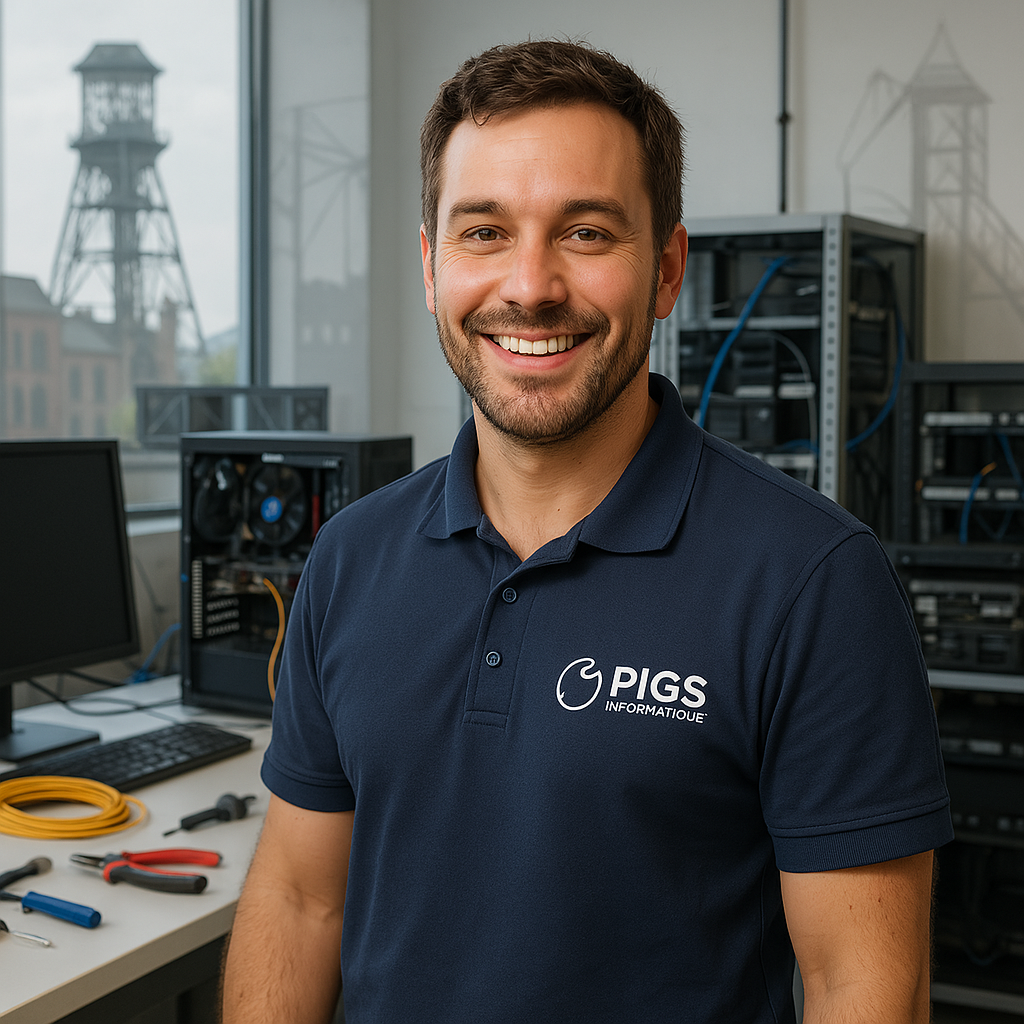 Services informatiques professionnels PIGS Informatique à Charleroi et en Wallonie