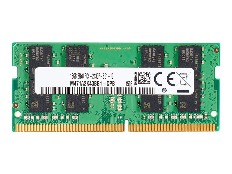 mémoire HP - DDR4 - 8 Go - SO DIMM 260 broches - 2666 MHz / PC4-21300 - 1.2 V - mémoire sans tampon - non ECC - promo - 