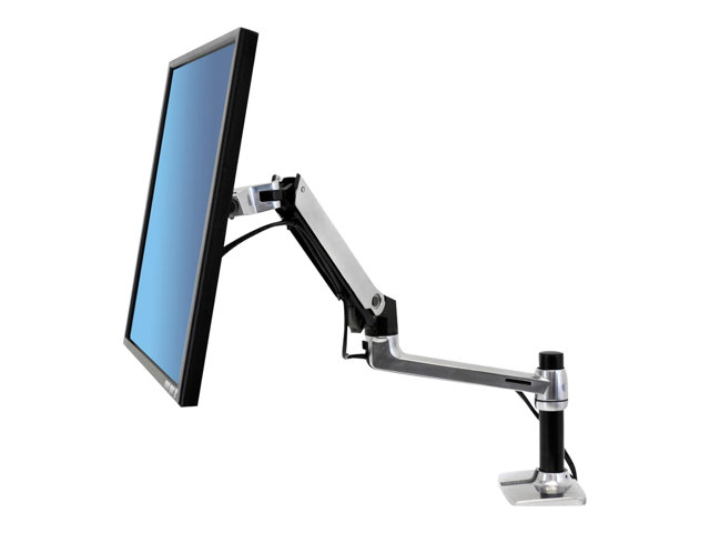Support écran Ergotron LX Desk Mount LCD Arm - Kit de montage (bras articulé, fixation par pince pour bureau, adaptateur