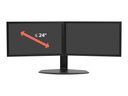 Ergotron Neo-Flex pied - pour 2 écrans LCD - noir