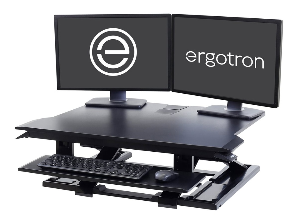 Ergotron WorkFit-TX - adaptateur en bureau debout - rectangulaire - noir