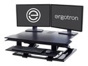 Ergotron WorkFit-TX - adaptateur en bureau debout - rectangulaire - noir