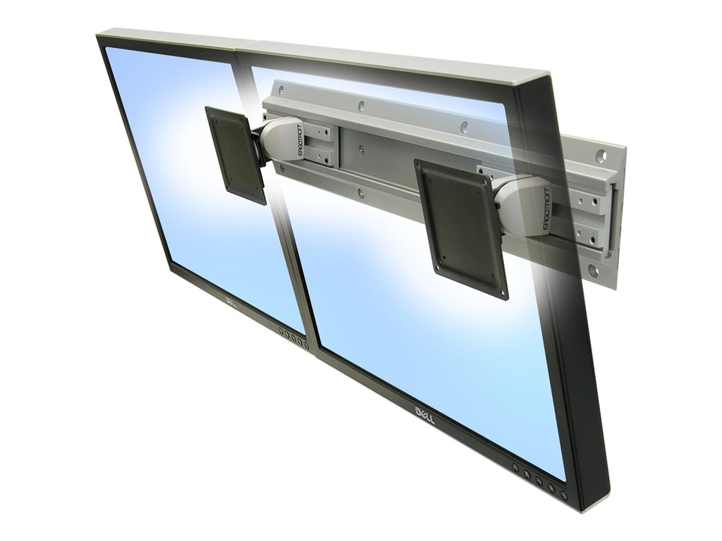 Ergotron Neo-Flex kit de montage - profil bas - pour 2 écrans LCD - gris, noir