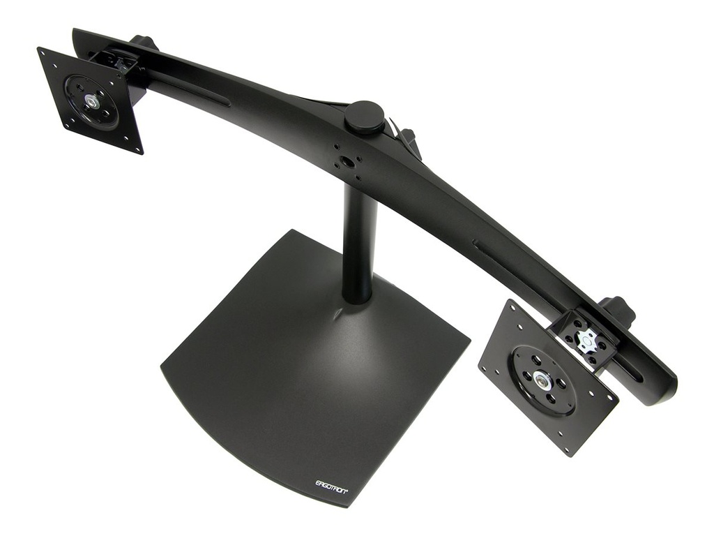 Ergotron DS100 pied - horizontal - pour 2 écrans LCD - noir