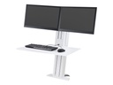 Ergotron WorkFit-SR - adaptateur en bureau debout - blanc