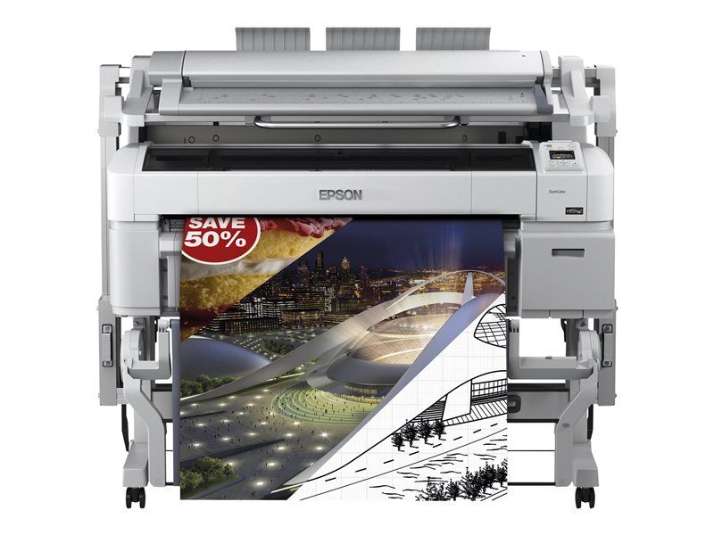 tireuse de plan  Epson SureColor SC-T5200D - 36" imprimante grand format - couleur - jet d'encre - Rouleau (91,4 cm) - 2