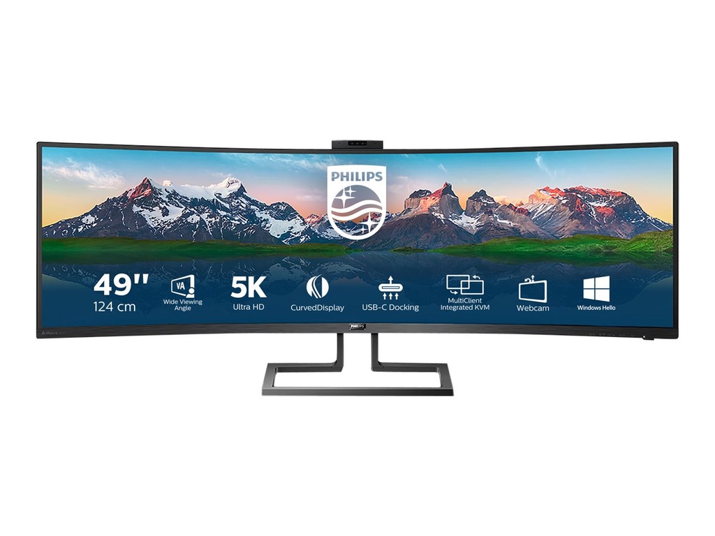 Écran Philips 499P9H 49" Dual QHD VA 60 Hz (P Line)