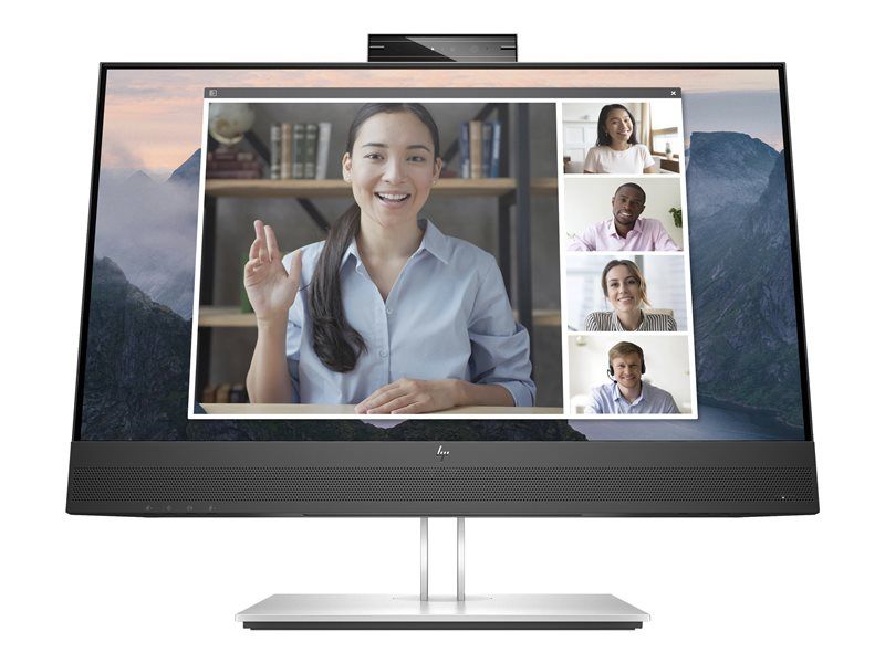 écran HP E24mv G4 Conferencing Monitor - E-Series - écran LED - 23.8&quot; - 1920 x 1080 Full HD (1080p) @ 60 Hz - IPS - 250 