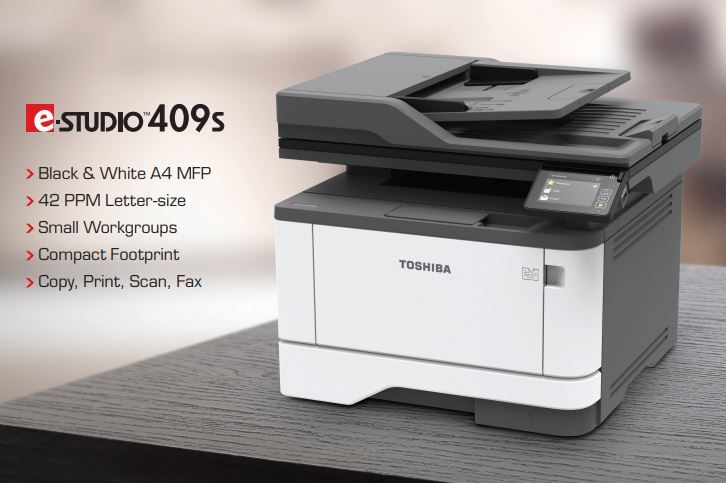 Copieur Toshiba 409s noir et blanc + scanner couleur multifonctions