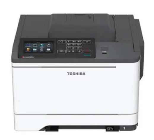 Imprimante laser noir et blanc Toshiba e-STUDIO 409P vue de face