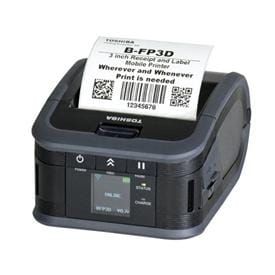Impriamnte étiquette Toshiba B-FP3D-GS30-QM-R (N) 3&quot; mobile printer, 203 dpi, without peel-off USB Bluetooth