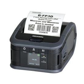 Imprimante étiquette Toshiba B-FP3D-GS40-QM-R (N) 3" mobile printer, 203 dpi, without peel-off USB WLAN