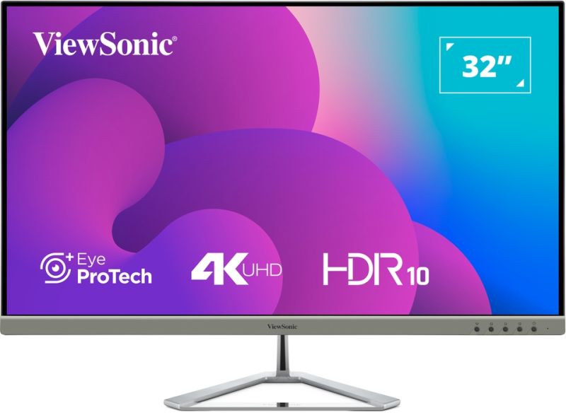 ViewSonic VX3276-4K-MHD – Moniteur LED 32 pouces 4K 300 nits, 4 ms, avec haut-parleurs 2x2 W