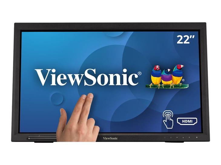 écran tactile ViewSonic TD2223 - Écran LED - 22" (21.5" visualisable) - écran tactile - 1920 x 1080 Full HD (1080p) @ 75 Hz - TN