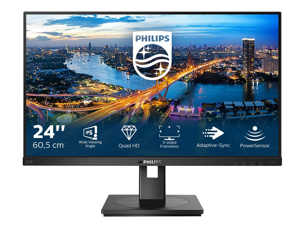 Écran Philips 245B1 24" QHD IPS 75 Hz (B Line)
