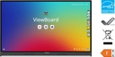 ViewSonic ViewBoard IFP8653 – Écran tactile ViewBoard série 53 86 pouces UHD, Android 14.0 IR 450 nits, 4x USB-C, lecteur NFC