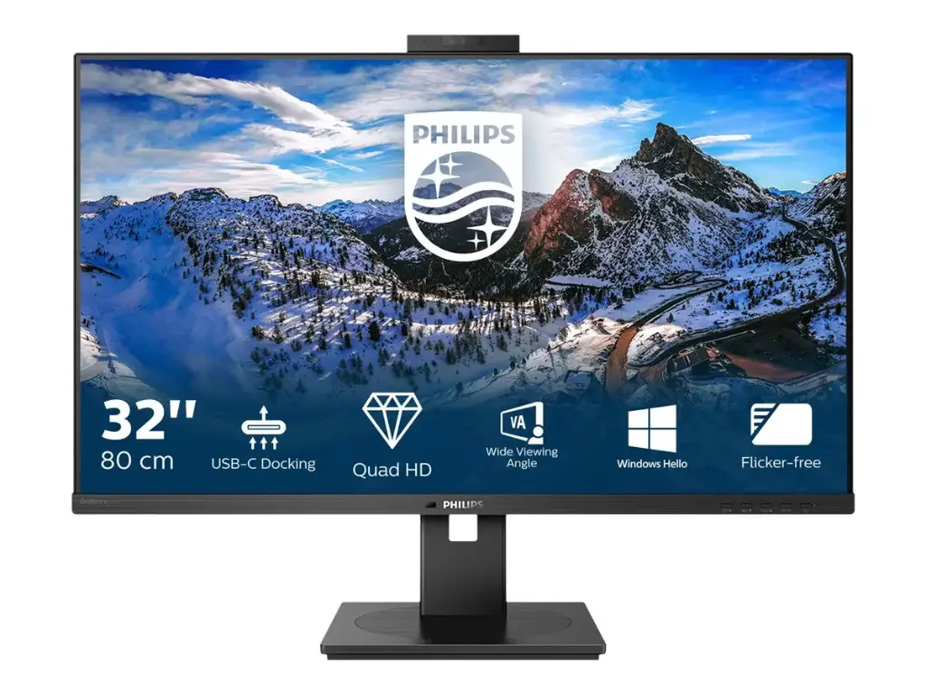 écran Philips 32 pouces Brilliance P-line 326P1H  avec caméra et haut-parleurs