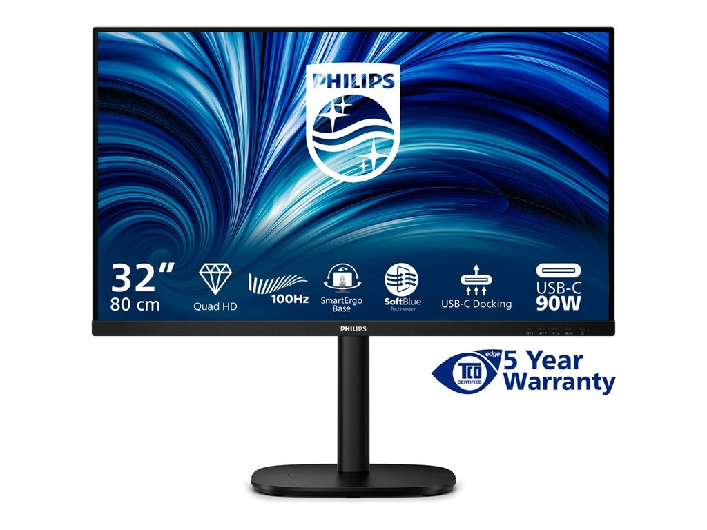 Écran Philips 32B2U3601 32" QHD IPS 100 Hz (3000 Series)