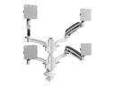 Chief Kontour K1C Series K1C420W kit de montage - bras réglable - pour 4 écrans LCD - blanc - Conformité TAA