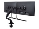 Chief Kontour K1D Series K1D22HBXRH kit de montage - pour 2 écrans LCD - noir - Conformité TAA
